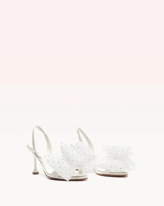 Sandals Women Alexandre Birman Designer Wedding Shoes 8211 Isabelle Crystals Bridal 85 White 8211 Alexandre Birman Bridal White