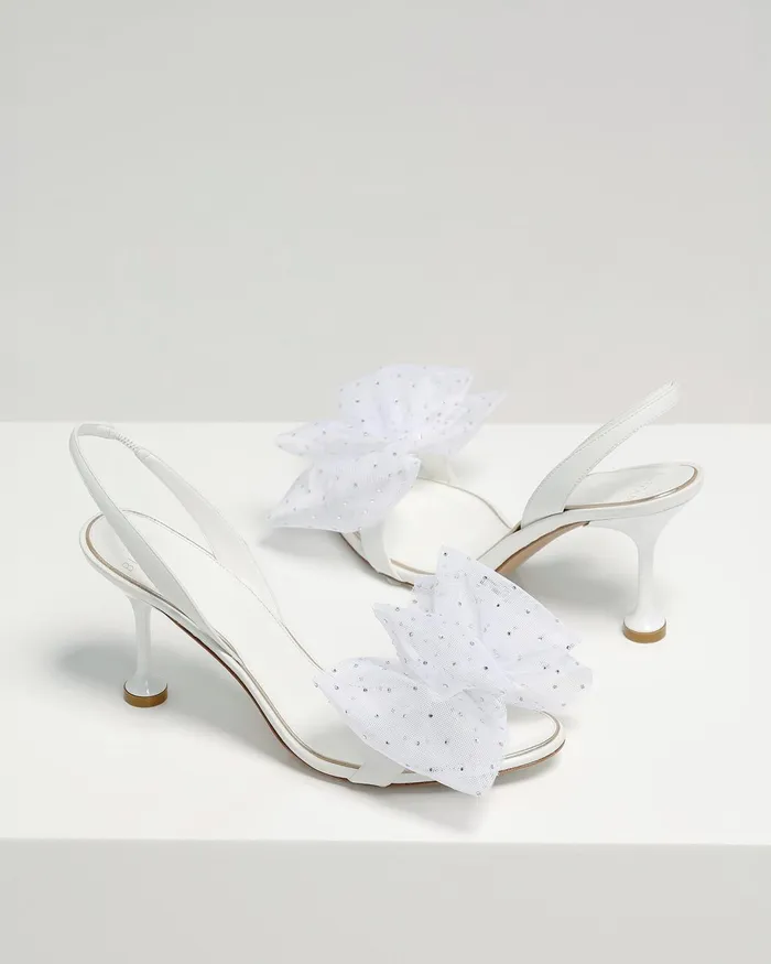 Sandals Women Alexandre Birman Designer Wedding Shoes 8211 Isabelle Crystals Bridal 85 White 8211 Alexandre Birman Bridal White