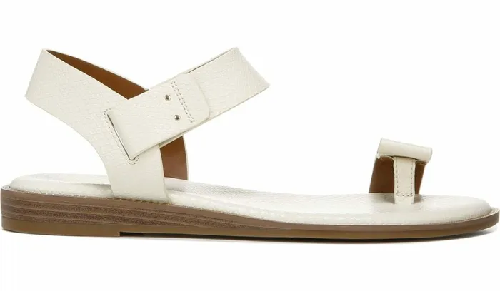 Sandals Women Franco Sarto Franco Geranio Sandal Linen Snake Print Faux Leather