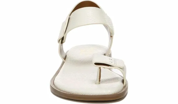 Sandals Women Franco Sarto Franco Geranio Sandal Linen Snake Print Faux Leather
