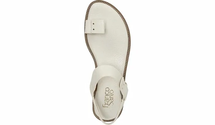 Sandals Women Franco Sarto Franco Geranio Sandal Linen Snake Print Faux Leather