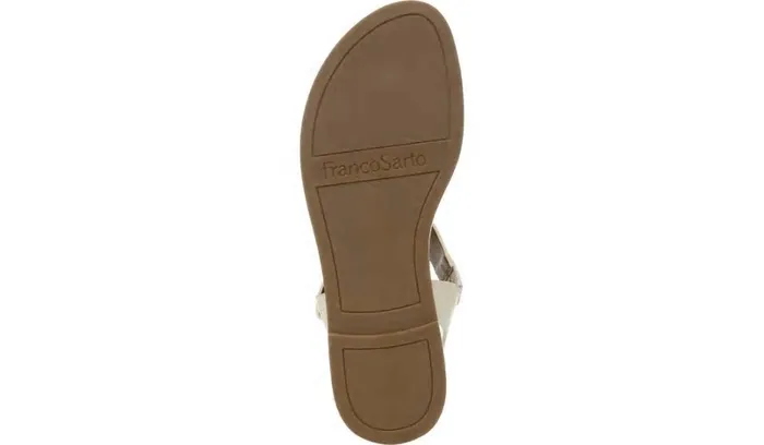 Sandals Women Franco Sarto Franco Geranio Sandal Linen Snake Print Faux Leather
