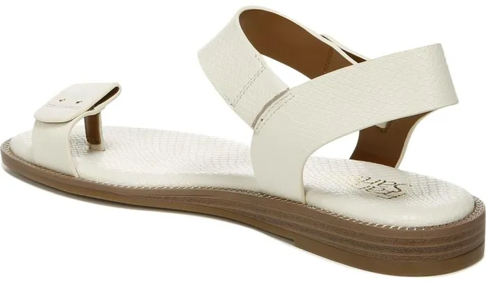 Sandals Women Franco Sarto Franco Geranio Sandal Linen Snake Print Faux Leather
