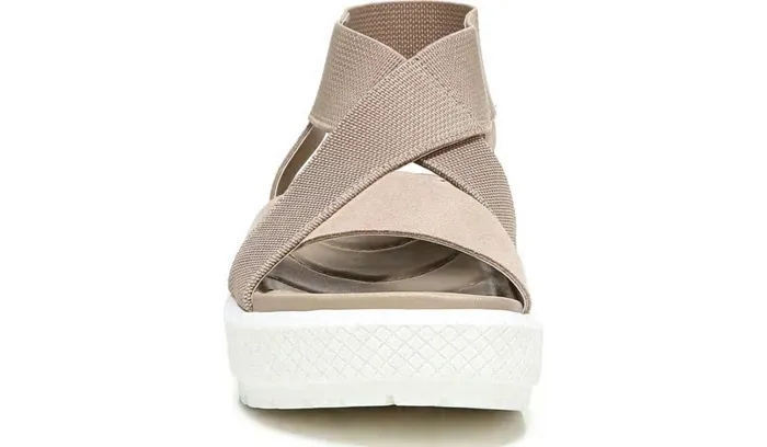 Sandals Women Franco Sarto Franco Niko Platform Sandal Summer Beige Suede