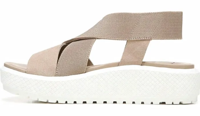 Sandals Women Franco Sarto Franco Niko Platform Sandal Summer Beige Suede