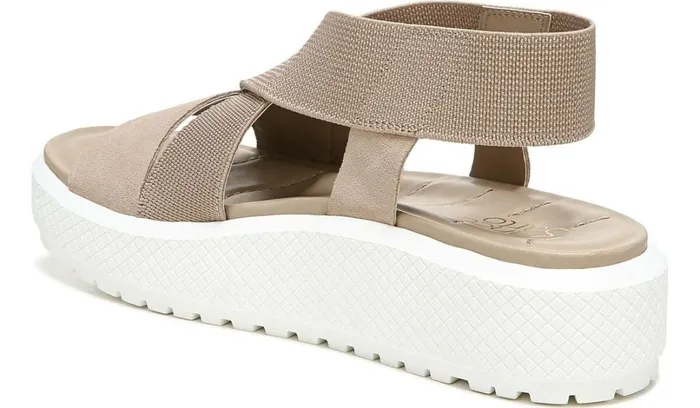 Sandals Women Franco Sarto Franco Niko Platform Sandal Summer Beige Suede