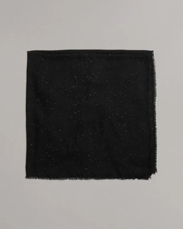 Scarves and Ponchos Women Rag and Bone Stella Striped Scarf Black