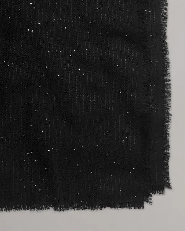 Scarves and Ponchos Women Rag and Bone Stella Striped Scarf Black