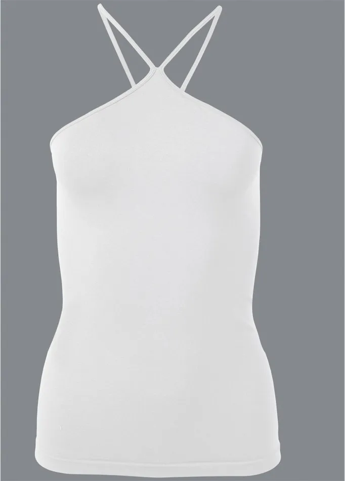 SEAMLESS HIGH NECK TOP White Women VENUS Casual Tops SEAMLESS HIGH NECK TOP White Women VENUS Casual Tops