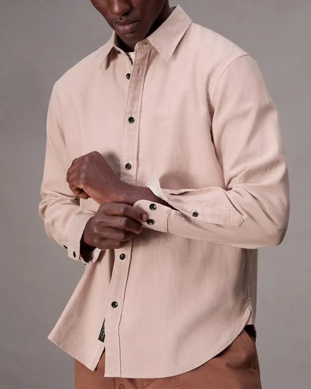 Shirts Men Rag and Bone Finch Corduroy Shirt Rose Pink