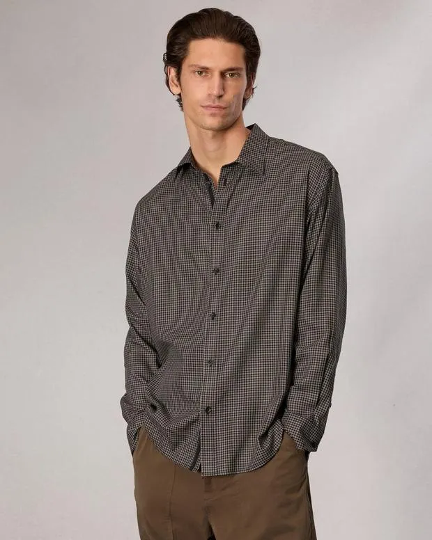 Shirts Men Rag and Bone Matthew Plaid Shirt Green Plai