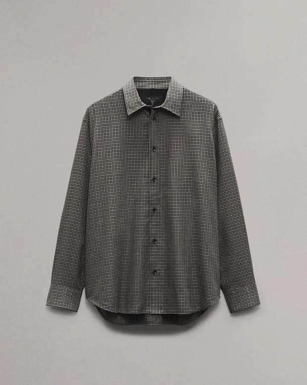 Shirts Men Rag and Bone Matthew Plaid Shirt Green Plai