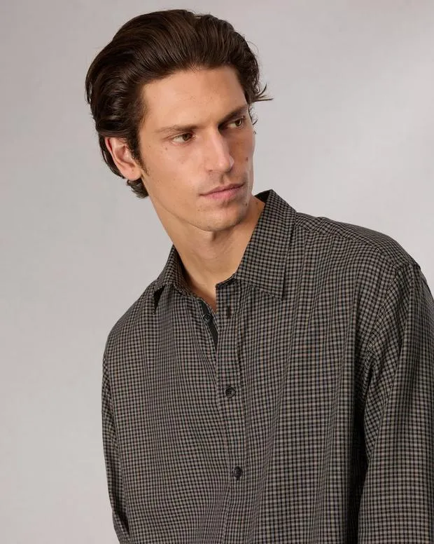 Shirts Men Rag and Bone Matthew Plaid Shirt Green Plai