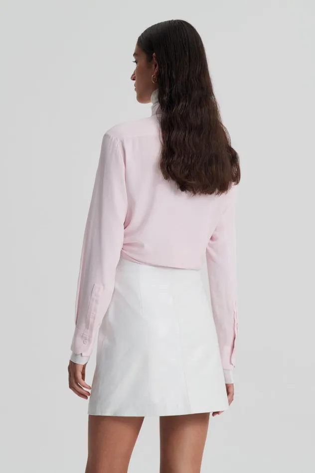 Shirts Women Scanlan Theodore SILK TIE FRONT SHIRT Softpink Shirts Women Scanlan Theodore SILK TIE FRONT SHIRT Softpink