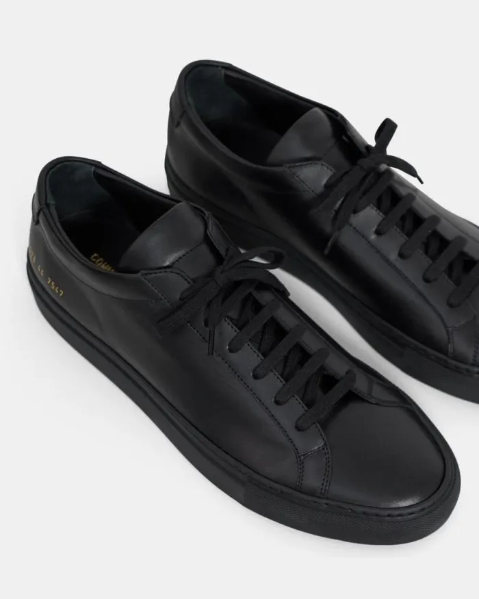 Shoes Men Theory Common Projects Men039s Original Achilles Sneakers Blackblack Sole Shoes Men Theory Common Projects Men039s Original Achilles Sneakers Blackblack Sole