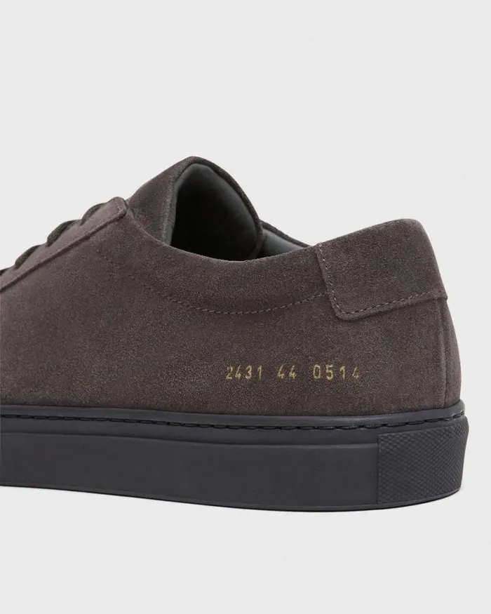 Shoes Men Theory Common Projects Mens Original Achilles Sneakers Charcoal