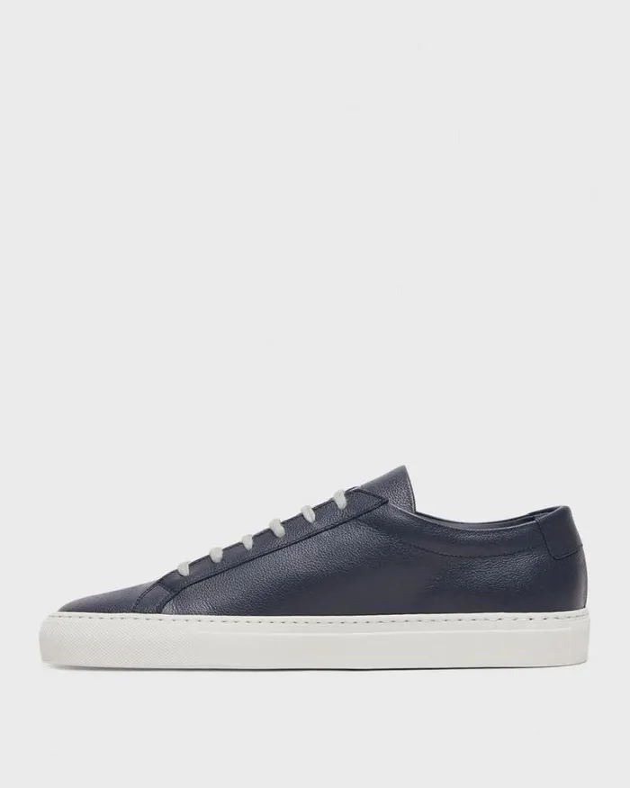 Shoes Men Theory Common Projects Mens Original Achilles Sneakers Navy