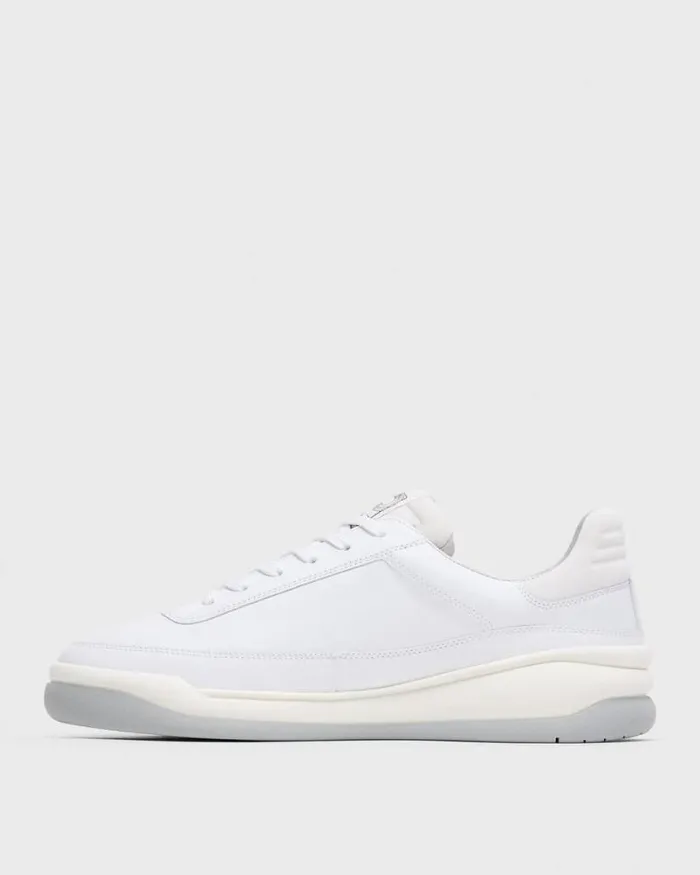 Shoes Men Theory Leather Sneaker White
