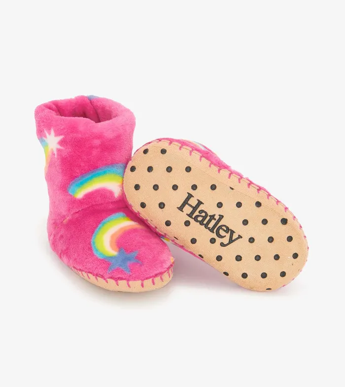 Shooting Stars Kids Fleece Slippers Hatley