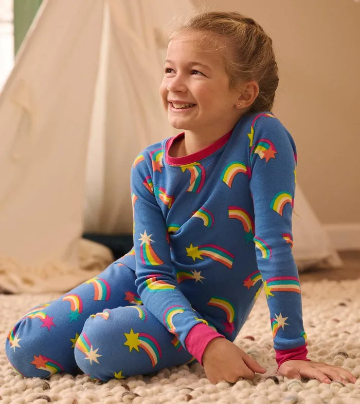 Shooting Stars Kids Organic Cotton Pajama Set Hatley