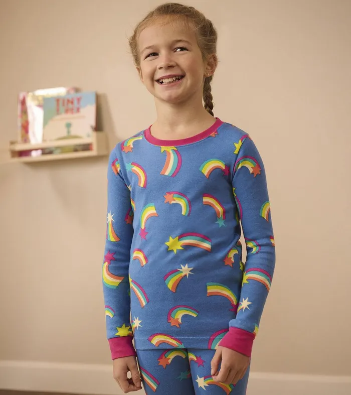 Shooting Stars Kids Organic Cotton Pajama Set Hatley