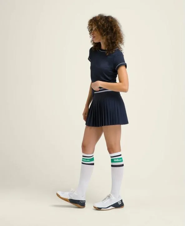 Short Sleeve Shirts Women Wilson All Day Tee Classic Navy Short Sleeve Shirts Women Wilson All Day Tee Classic Navy