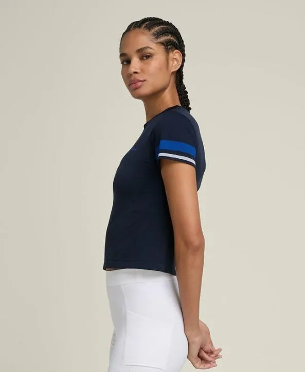 Short Sleeve Shirts Women Wilson Brooklyn Seamless Tee Classic Navy