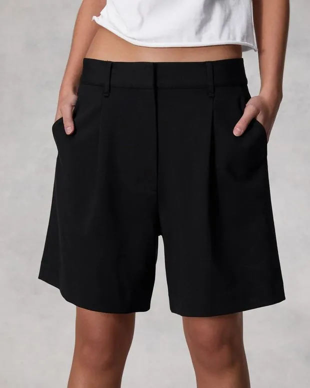 Shorts Women Rag and Bone Irina Ponte 125034 Short Black