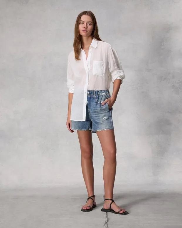 Shorts Women Rag and Bone Miramar Terry Walking Short Cotton Terry Brooke