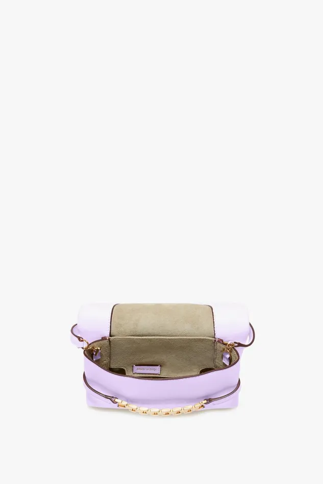 Shoulder Bags Women Victoria Beckham Exclusive Mini Chain Pouch With Long Strap In Lilac Leather Shoulder Bags Women Victoria Beckham Exclusive Mini Chain Pouch With Long Strap In Lilac Leather