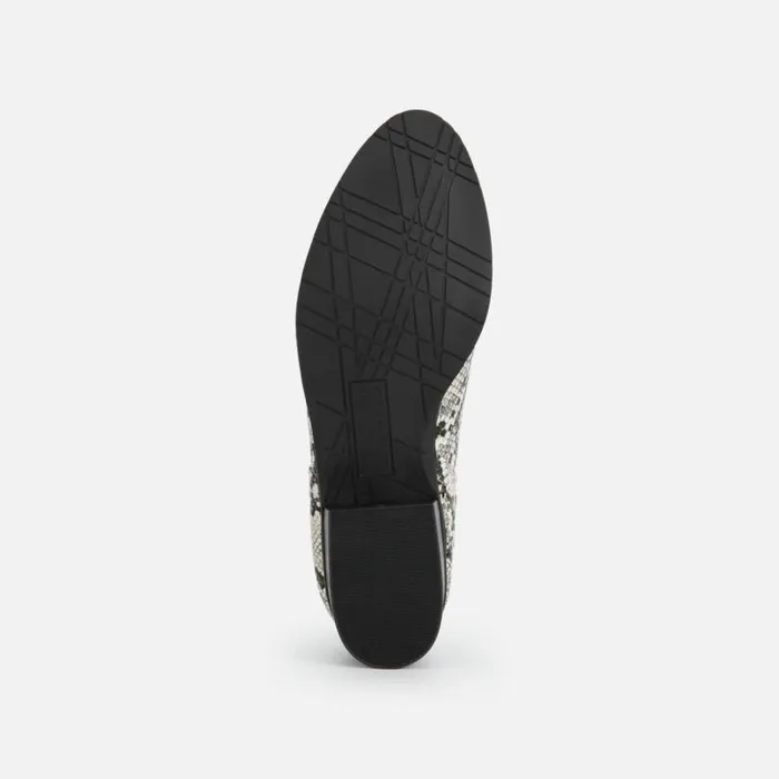 Side Skip Snake Print Ankle Bootie Blackwhite Women Kenneth Cole Boots Booties