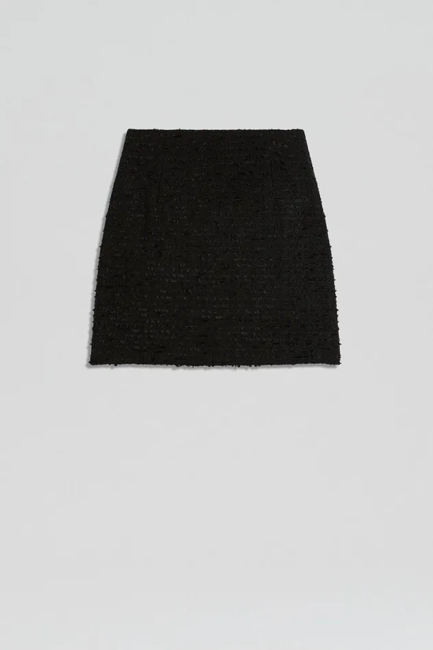 Skirts Women Scanlan Theodore BOUCLE MINI Black Skirts Women Scanlan Theodore BOUCLE MINI Black