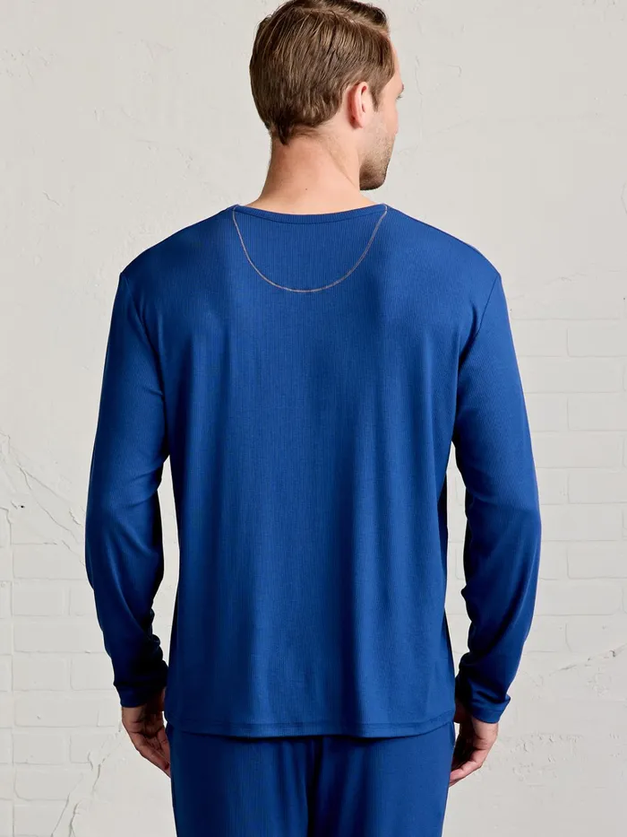 Sleepwear Men Tasc Performance Microluxe Rib Sleep Long Sleeve