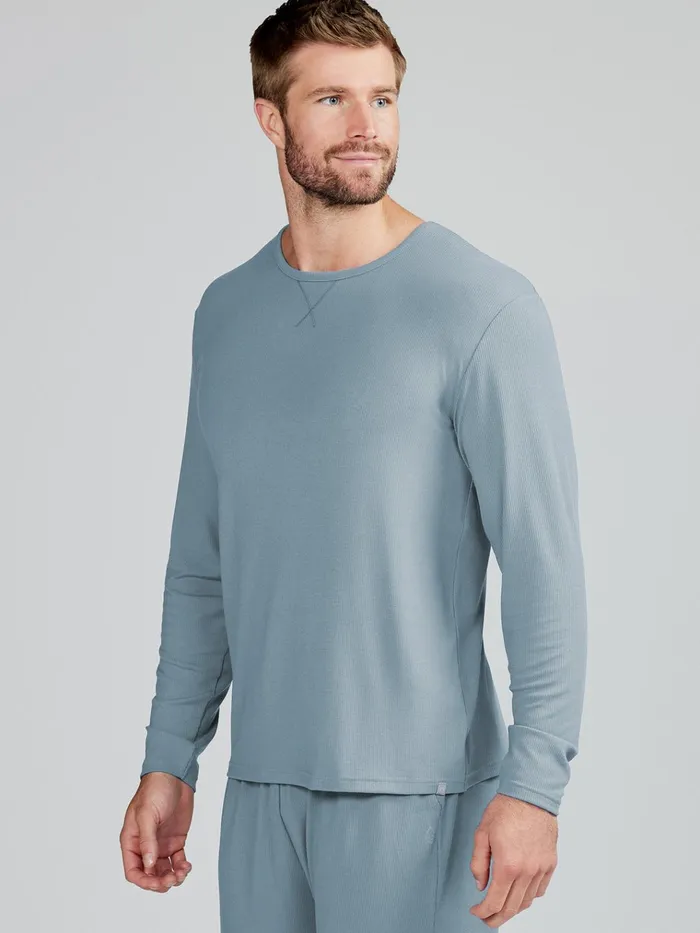 Sleepwear Men Tasc Performance Microluxe Rib Sleep Long Sleeve