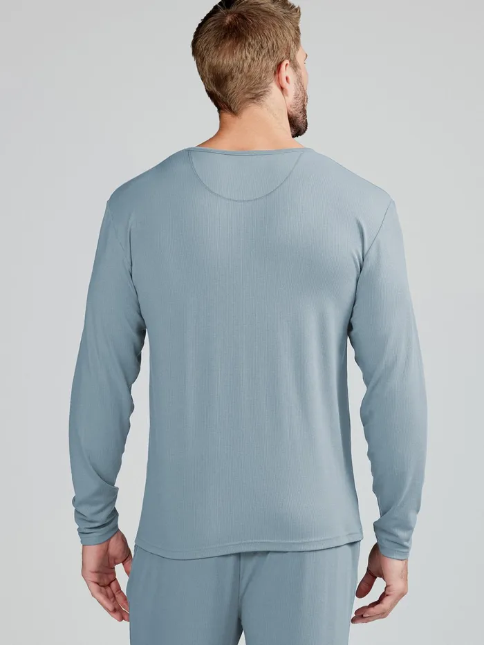 Sleepwear Men Tasc Performance Microluxe Rib Sleep Long Sleeve