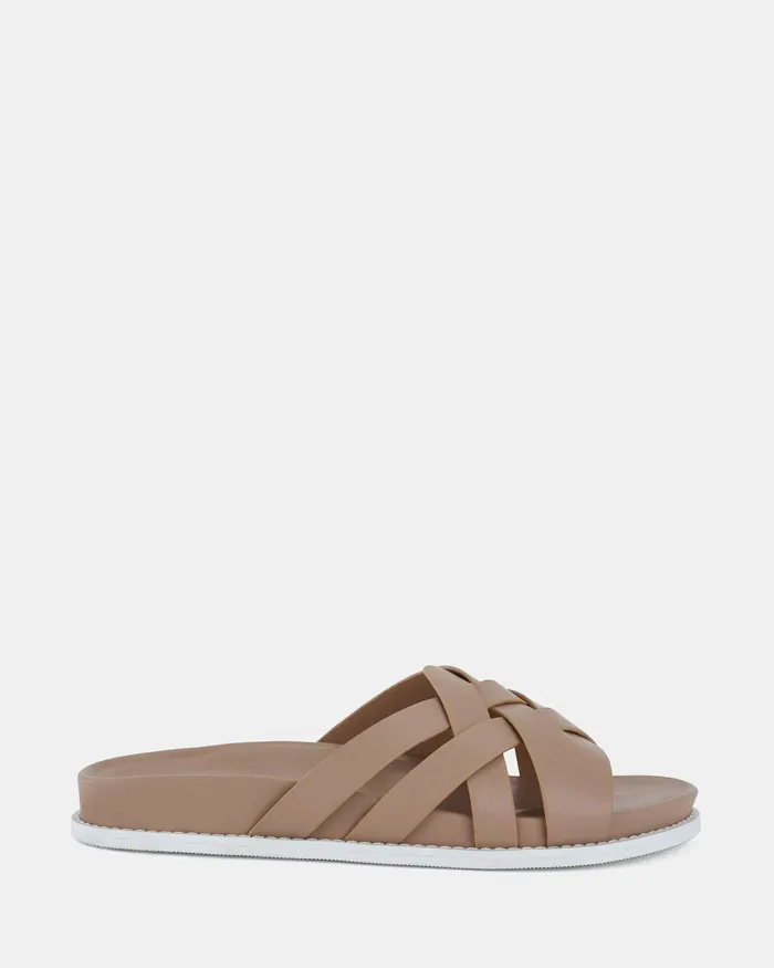 Slides NOVO Shoes Women TAINTED NUDE Flatform