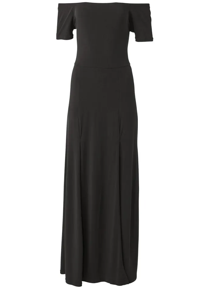 SLIT DETAIL MAXI DRESS Black Women VENUS Casual Dresses