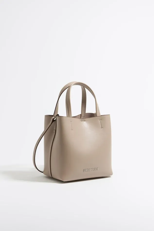 Small Light Gray Leather Chihuahua Bag Light Grey Women Bimba Y Lola Crossbody Bags Small Light Gray Leather Chihuahua Bag Light Grey Women Bimba Y Lola Crossbody Bags