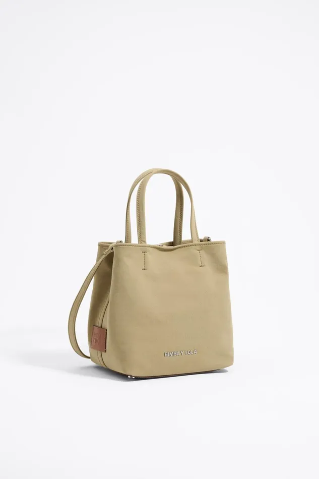 Small Natural Nylon Chihuahua Bag Natural Women Bimba Y Lola Crossbody Bags