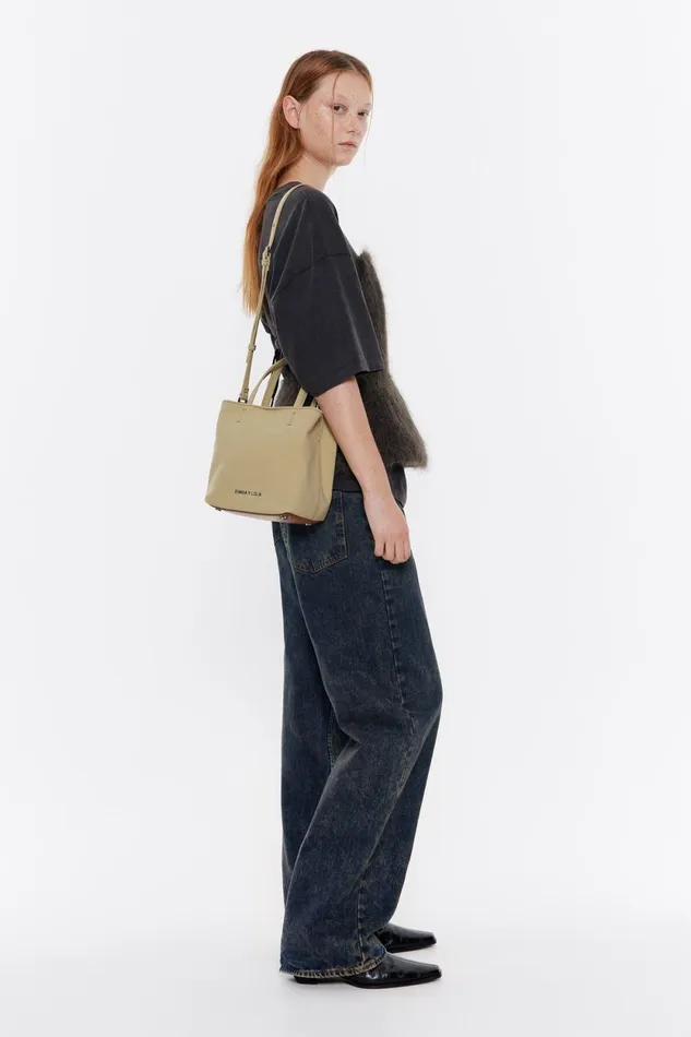 Small Natural Nylon Chihuahua Bag Natural Women Bimba Y Lola Crossbody Bags