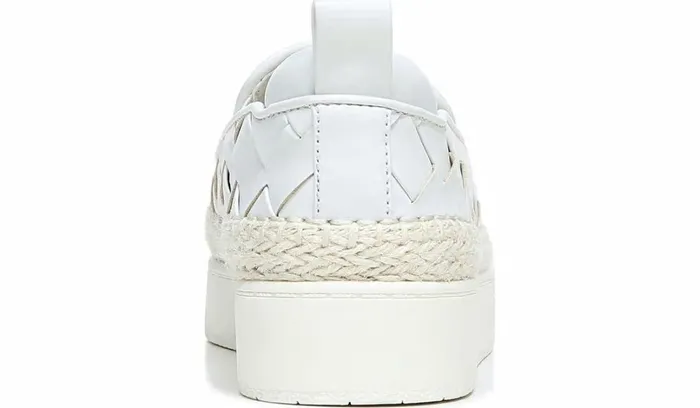 Sneakers Women Franco Sarto Franco Homer 3 Platform Slip On Sneaker White Fabric