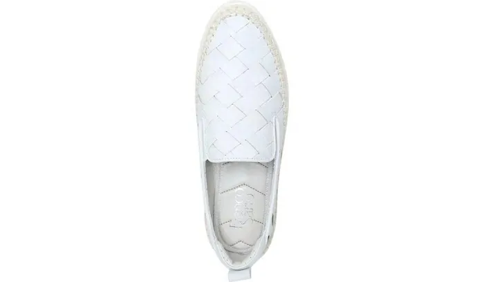 Sneakers Women Franco Sarto Franco Homer 3 Platform Slip On Sneaker White Fabric
