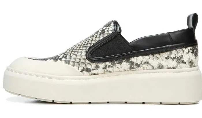 Sneakers Women Franco Sarto Franco Lazer Platform Slip On Sneaker Roccia Faux Leather
