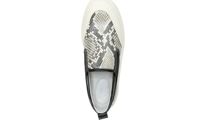 Sneakers Women Franco Sarto Franco Lazer Platform Slip On Sneaker Roccia Faux Leather