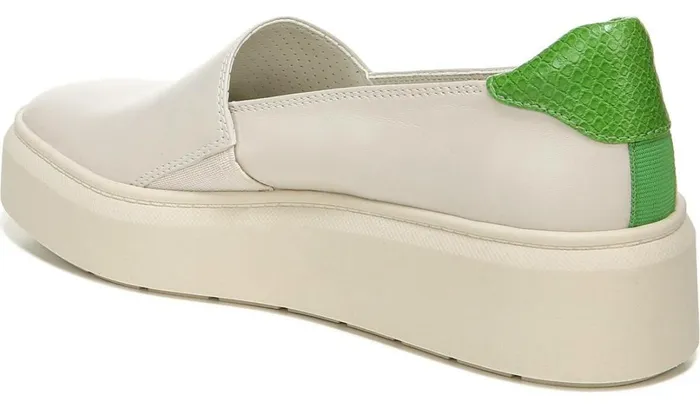 Sneakers Women Franco Sarto Franco Lodi 2 Platform Slip On Sneaker Putty Snake Print Faux Leather