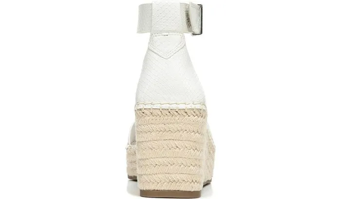 Spadrilles Women Franco Sarto Franco Camera Espadrille Wedge Sandal Putty Snake Print Faux Leather