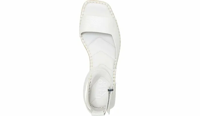 Spadrilles Women Franco Sarto Franco Camera Espadrille Wedge Sandal Putty Snake Print Faux Leather