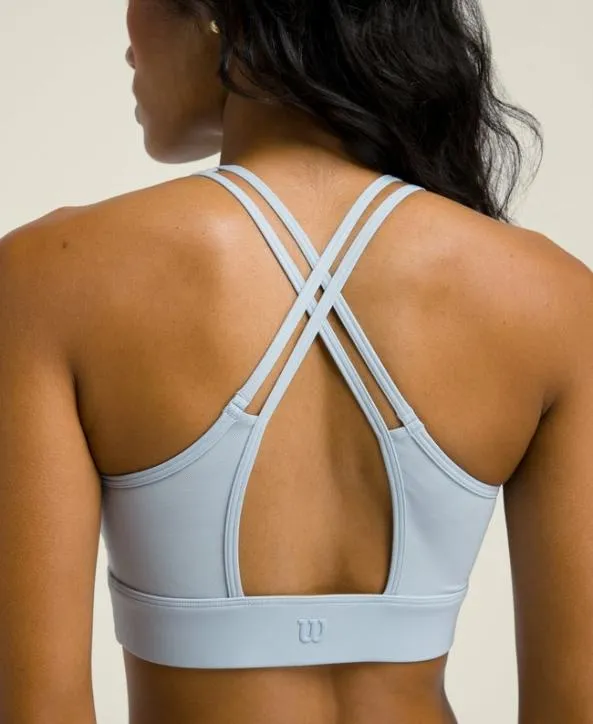 Sports Bras Women Wilson Fieldhouse Bra Blue Fog Sports Bras Women Wilson Fieldhouse Bra Blue Fog