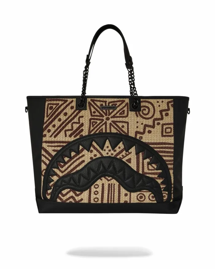 SPRAYGROUND AI PALM MIRAGE SHARK LUXE BEACH TOTE Bags