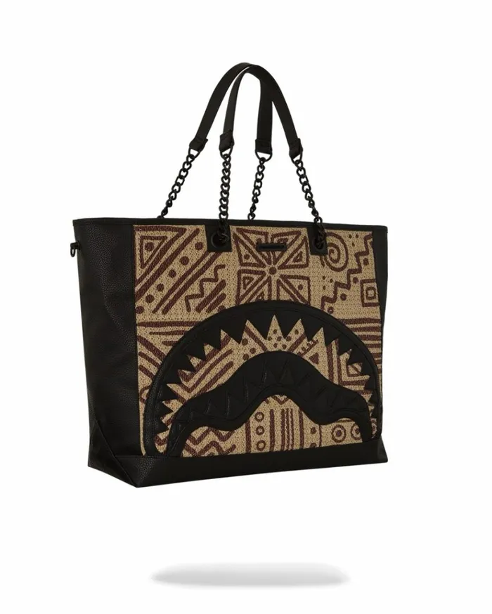 SPRAYGROUND AI PALM MIRAGE SHARK LUXE BEACH TOTE Bags